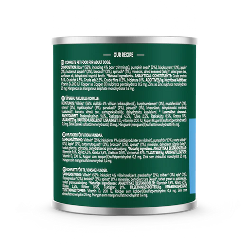Natures Menu Country Hunter Wild Boar Can - Natural Wet Dog Food