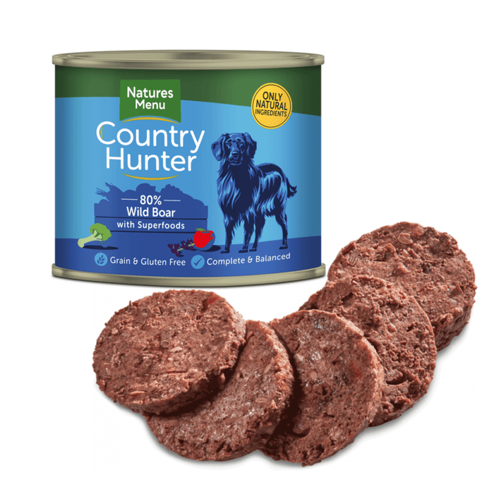 Natures Menu Country Hunter Wild Boar Can - Natural Wet Dog Food