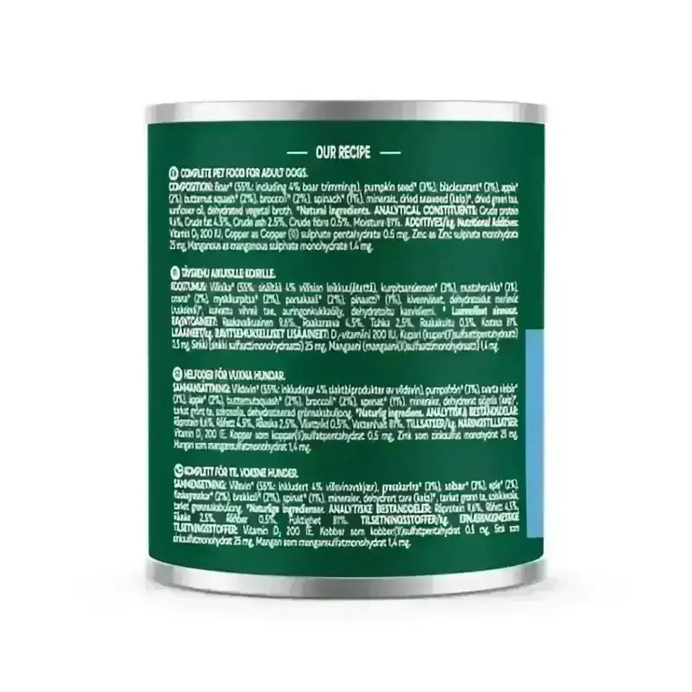 Natures Menu Country Hunter Wild Boar Can with meaty wild boar recipe