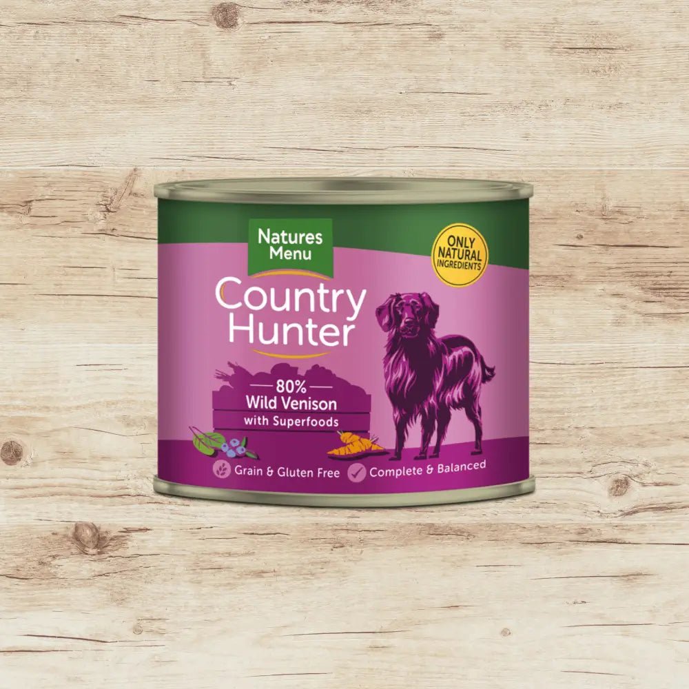 Natures Menu Country Hunter Wild Venison Dog Food Can