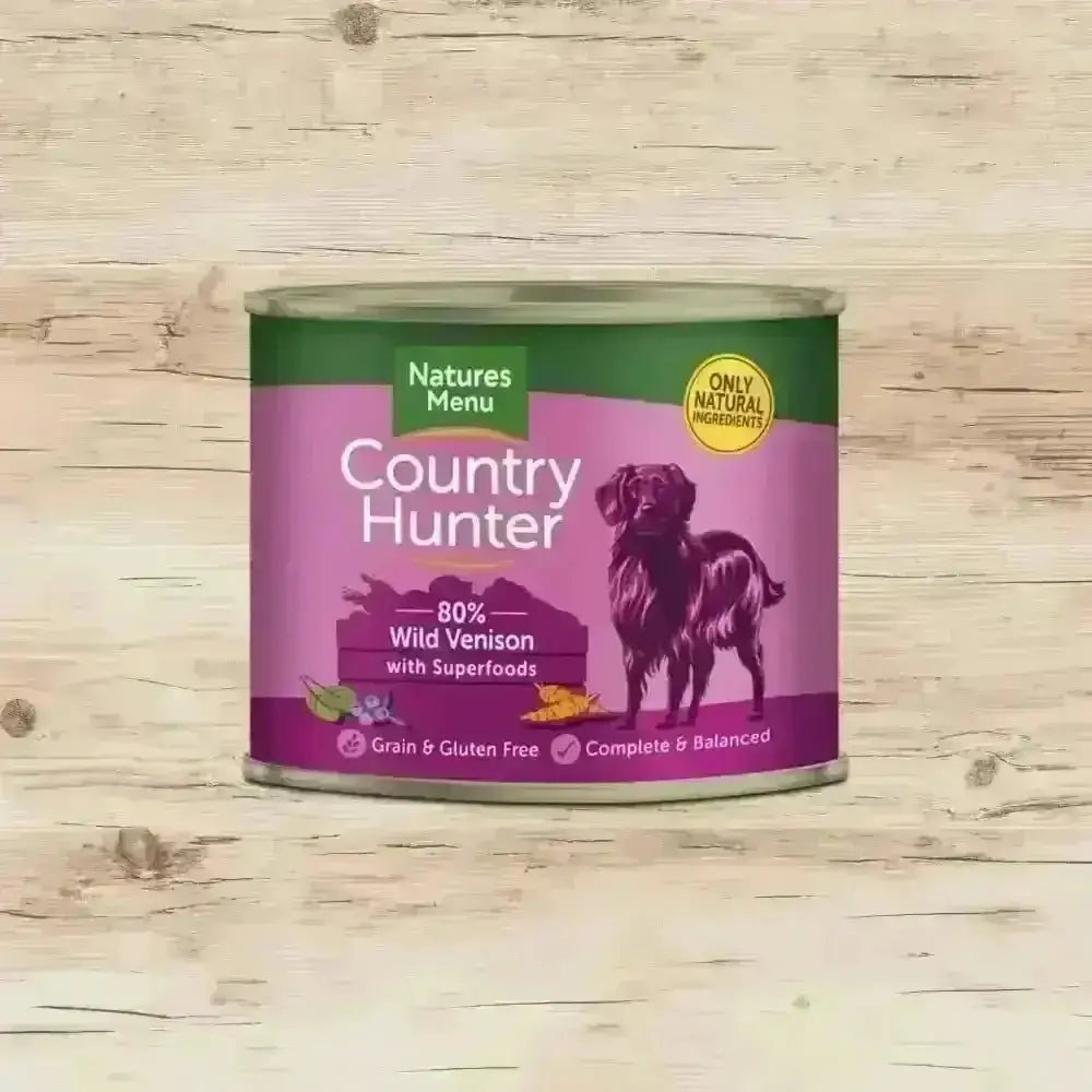 Natures Menu Country Hunter Wild Venison Dog Food Can