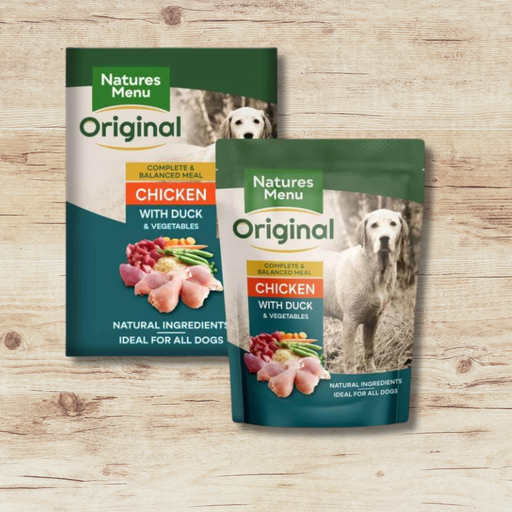 Natures Menu Dog Food Pouch Chicken & Duck - Natural Wet Dog Food