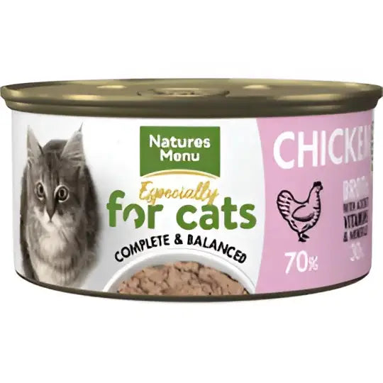 Natures Menu natural cat food: Chicken for Kittens 85g can with nutritious goodness