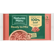 High quality mince beef package from Natures Menu Freeflow Beef in frozen format