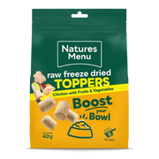 Natures Menu Freeze Dried Topper - Chicken 40g - Natural Dry Dog Food