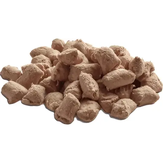 Chocolate chip cookie crumble topping for Natures Menu Freeze Dried Dog Treats with quality chicken