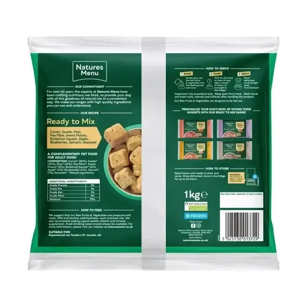 Natures Menu Fruit and Vegetable Nuggets - Natural Pet Shop
