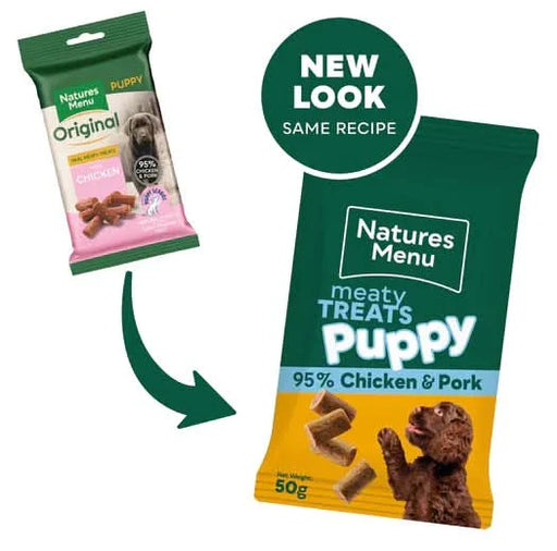 Natures Menu Puppy Treats 60g - Natural Treats For Dogs
