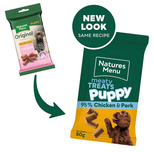 Natures Menu Puppy Treats 60g - Natural Treats For Dogs