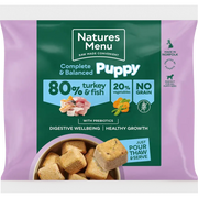 Puppy Turkey and Fish
For Puppies | Natural raw food for puppies