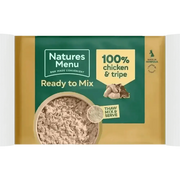 Natures Menu Raw Chicken and Tripe Block in single serve packs
