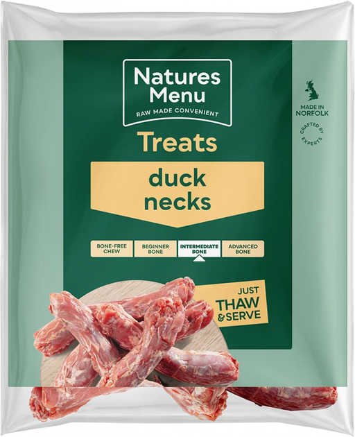 Natures Menu Raw Duck Neck Treats | Natural raw treats for dogs