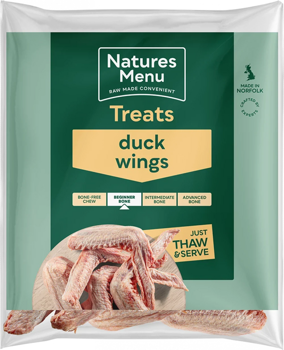 Natures Menu Duck Wings Treats | Natural raw treats for dogs