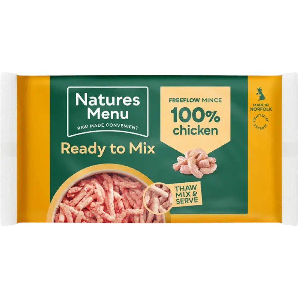 Natures Menu Raw Freeflow Chicken | Natural raw for dogs