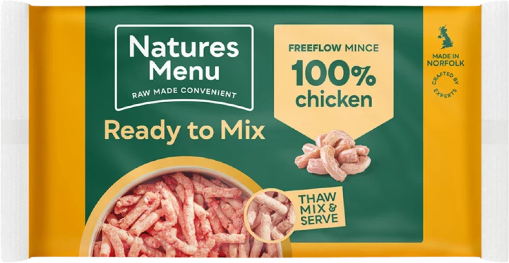 Natures Menu Raw Freeflow Chicken | Natural raw for dogs