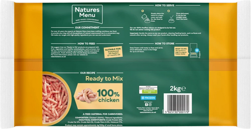 Natures Menu Raw Freeflow Chicken | Natural raw for dogs