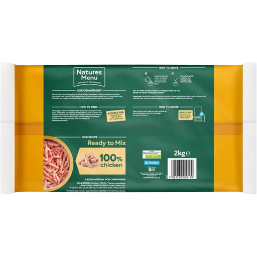 Natures Menu Raw Freeflow Chicken | Natural raw for dogs