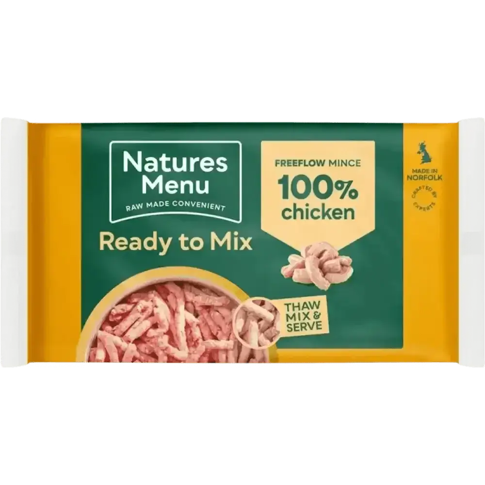 Natures Menu Raw Freeflow 100% Chicken High Quality Mince