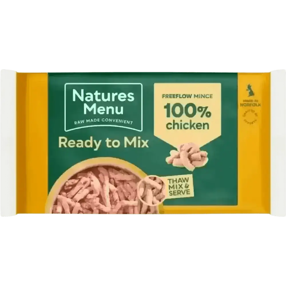 Natures Menu Raw Freeflow 100% Chicken High Quality Mince