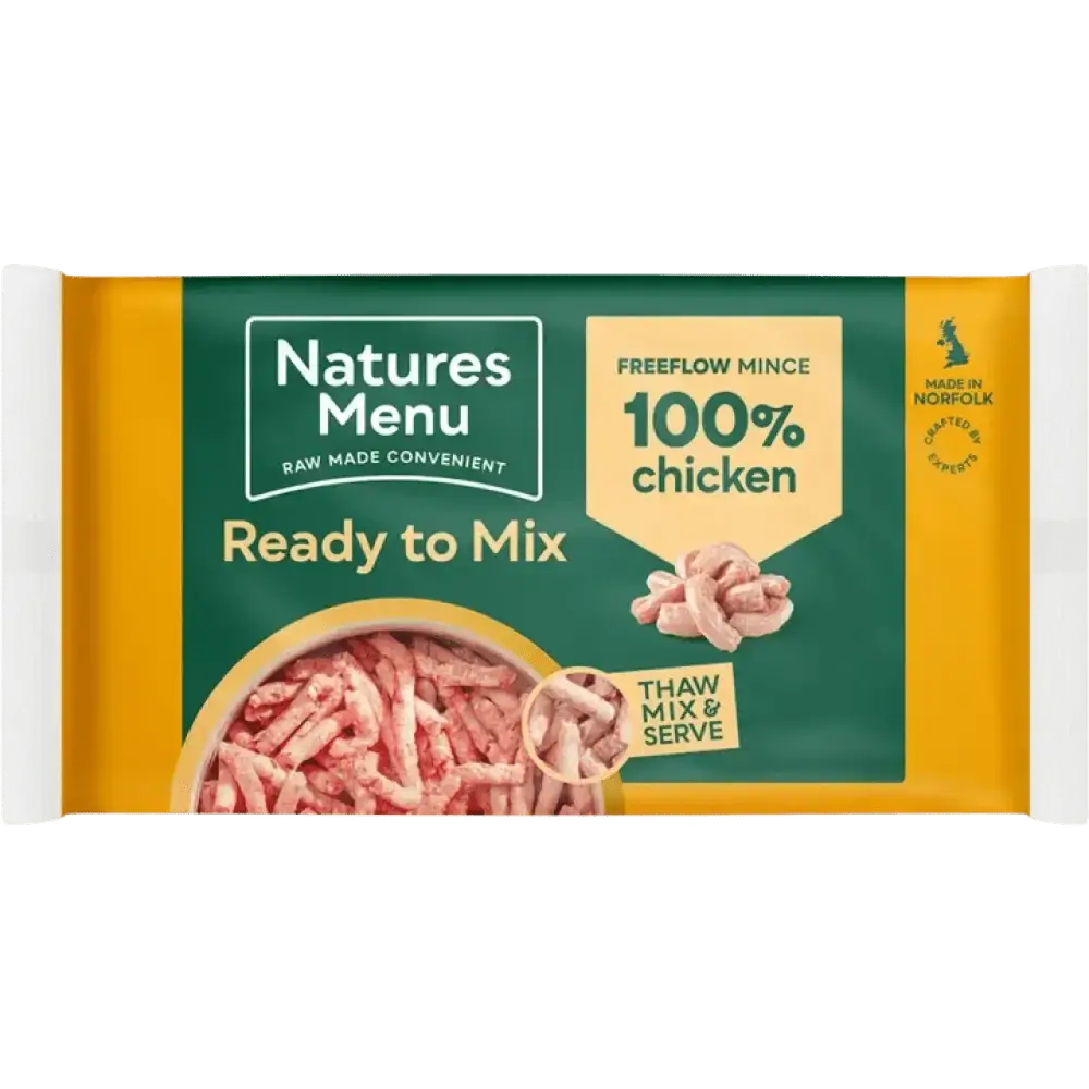 Natures Menu Raw Freeflow 100% Chicken High Quality Mince