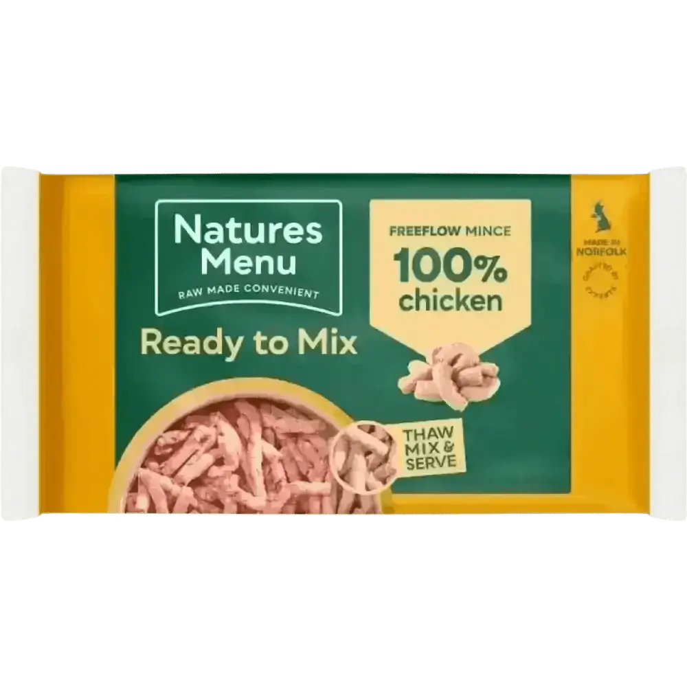 Natures Menu Raw Freeflow 100% Chicken High Quality Mince