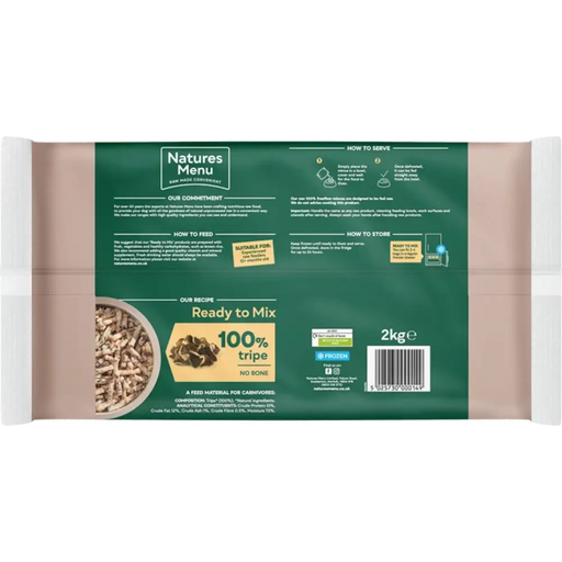 Natures Menu Raw Freeflow Tripe
For Adult Dogs | Natural raw food for adult dogs