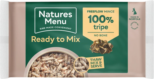 Natures Menu Raw Freeflow Tripe
For Adult Dogs | Natural raw food for adult dogs