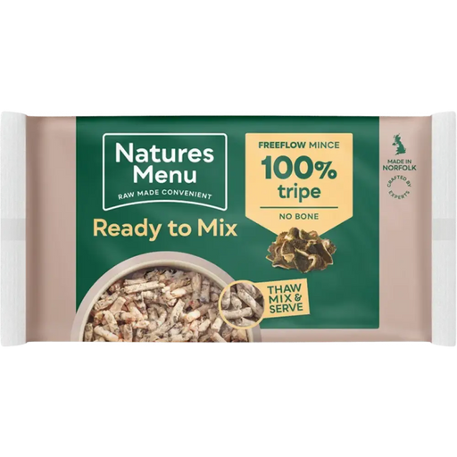 Natures Menu Raw Freeflow Tripe
For Adult Dogs | Natural raw food for adult dogs