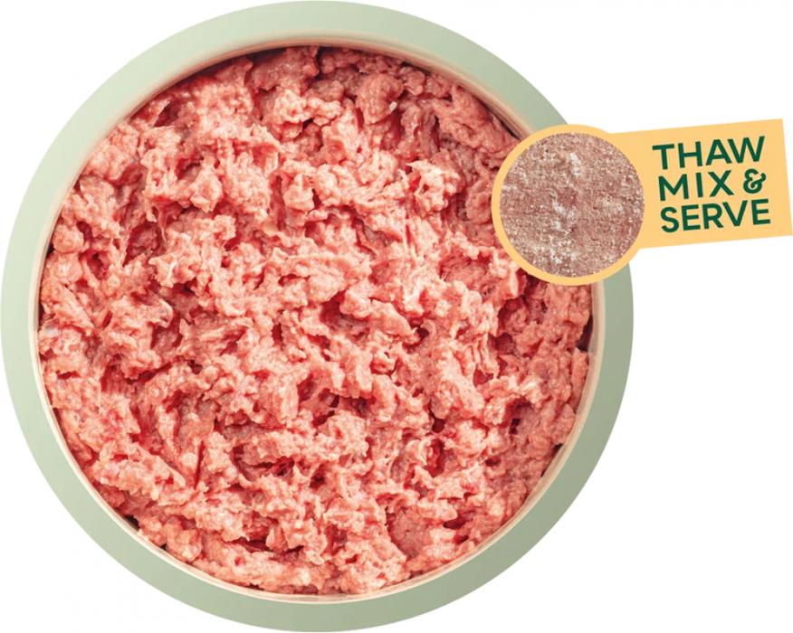 Natures Menu Raw Lamb & Chicken Mince Blocks | Natural raw dog food