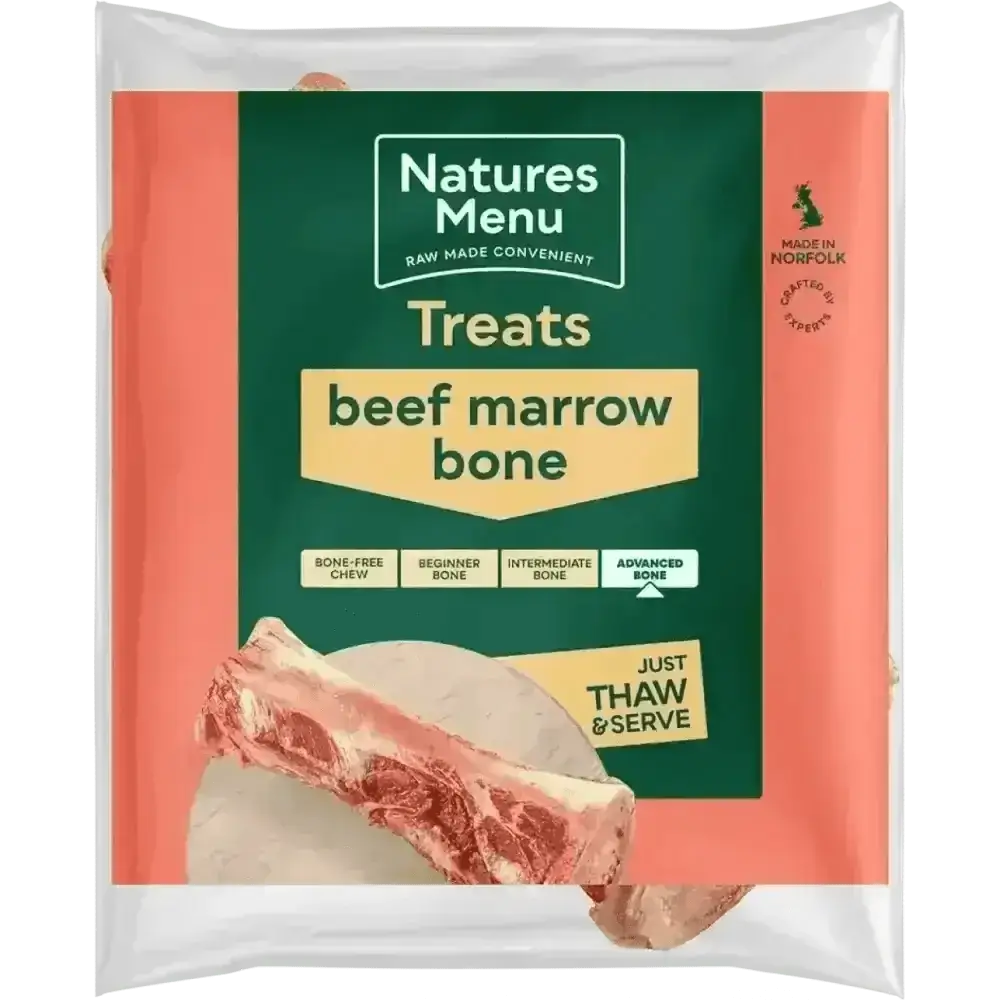 Nature’s Menu classic marrow bone for experienced raw fed adult dogs