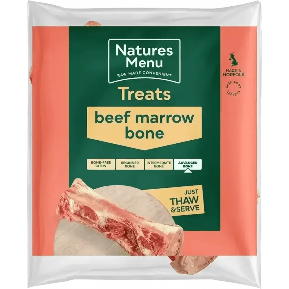 Nature’s Menu classic marrow bone for experienced raw fed adult dogs