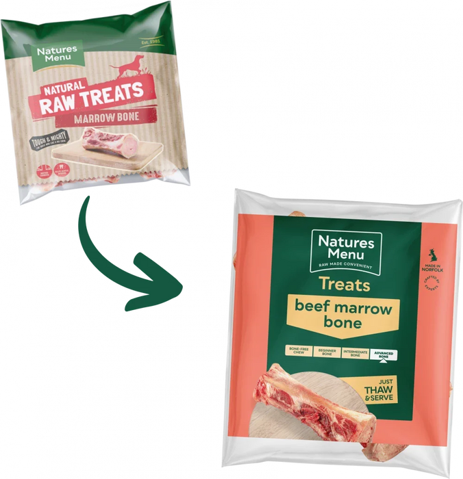 Natures Menu Beef Marrow Bone for Dogs | Natural dog chews