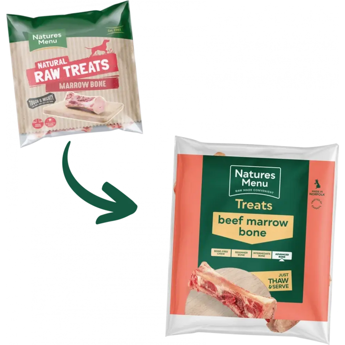 Natures Menu Beef Marrow Bone for Dogs | Natural dog chews
