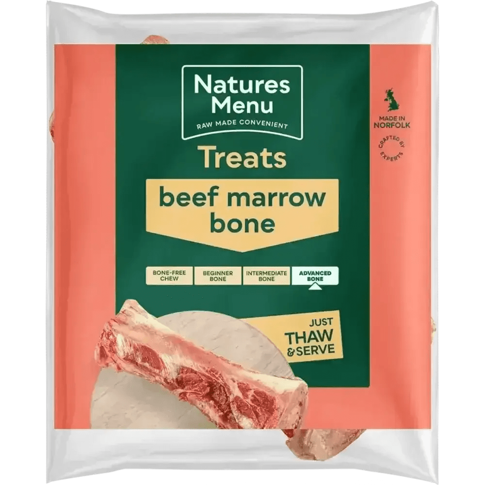 Nature’s Menu classic marrow bone for experienced raw fed adult dogs
