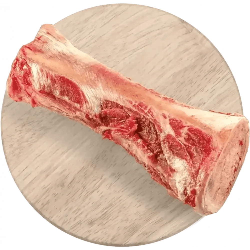 Natures Menu classic marrow bone with red white marbling for experienced raw fed dogs