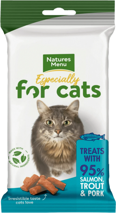 Natures Menu Salmon & Trout Mini Treats for Cats