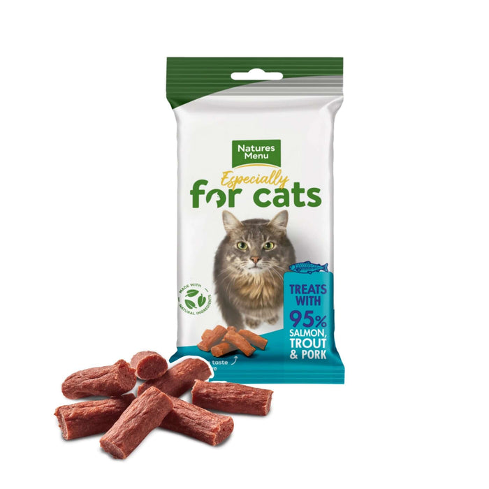 Natures Menu Salmon & Trout Mini Treats for Cats