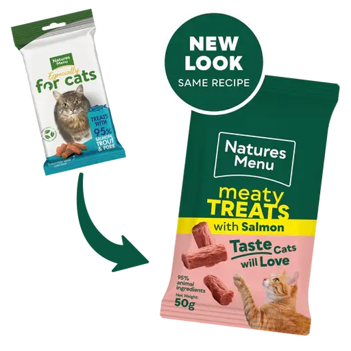 Natures Menu Salmon & Trout Mini Treats for Cats - Cat Treats