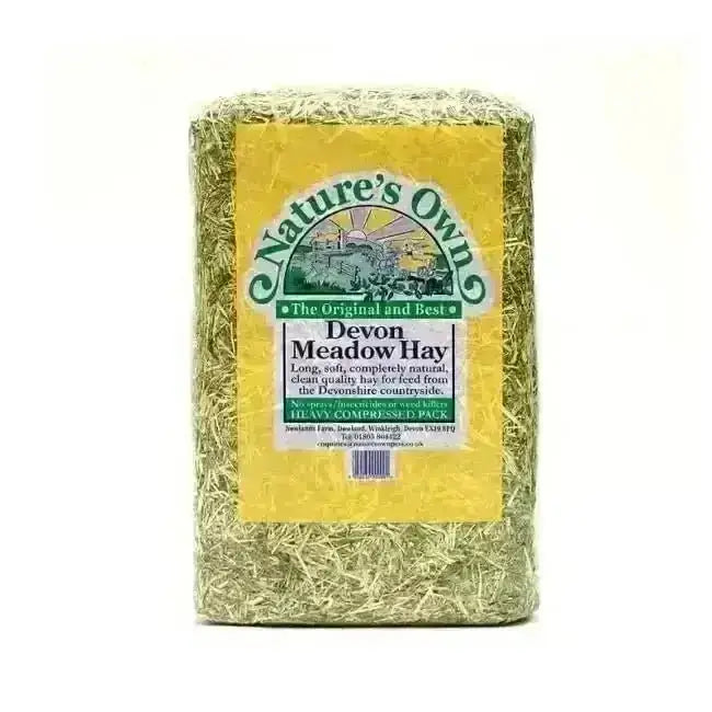 Natures Own Devon Meadow Hay XL in yellow green pack