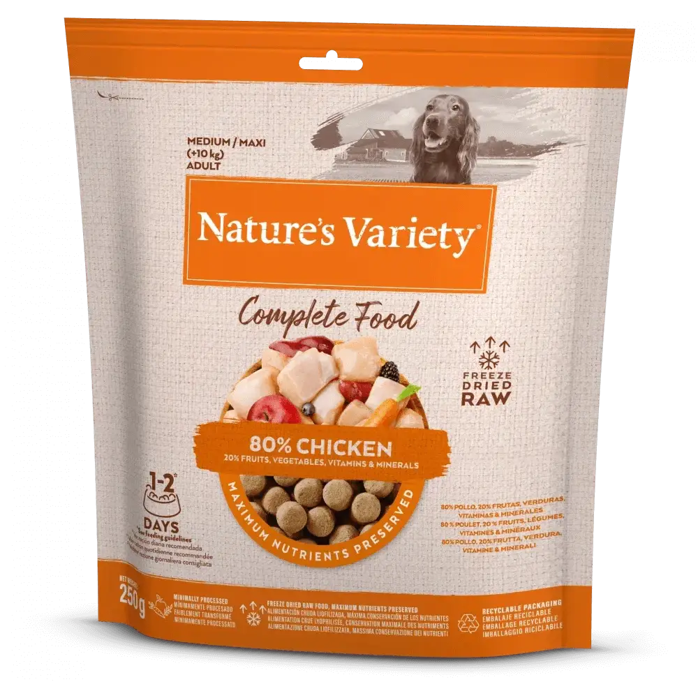 Nature's Variety Complete Freeze Dried Food Adult Chicken 250g Natures Variety