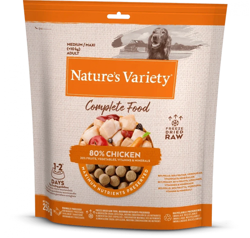 Nature's Variety Complete Freeze Dried Food Adult Chicken 250g Natures Variety