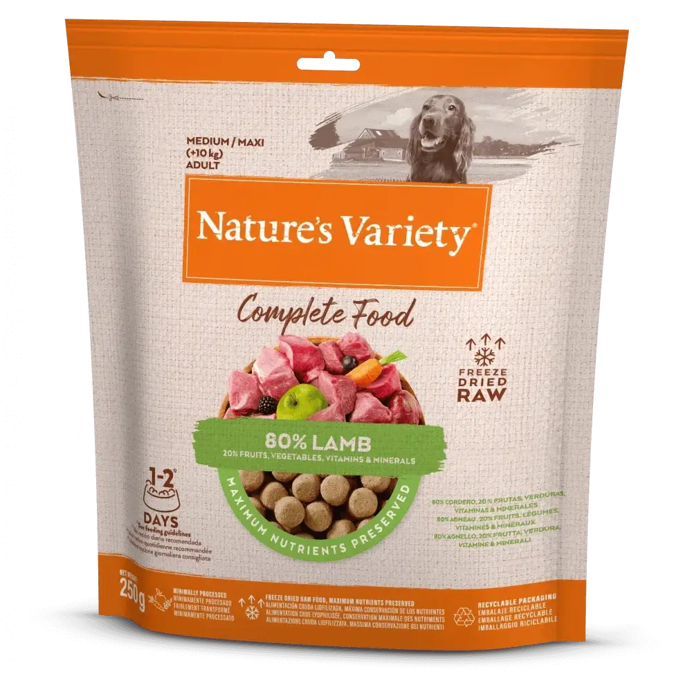 Nature's Variety Complete Freeze Dried Food Adult Lamb 250g Natures Variety