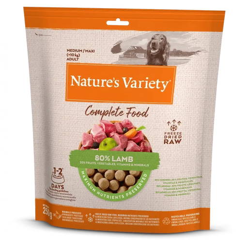 Nature's Variety Complete Freeze Dried Food Adult Lamb 250g Natures Variety