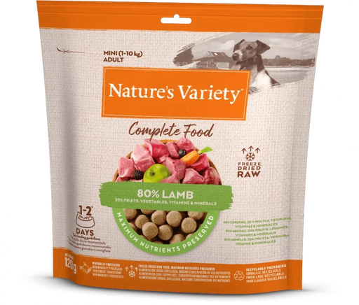 Nature's Variety Complete Freeze Dried Food - Lamb 120g Dog Food - Dry Natures Variety