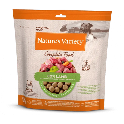 Nature's Variety Complete Freeze Dried Food - Lamb 120g Dog Food - Dry Natures Variety