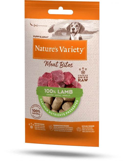 Nature's Variety Freeze Dried Lamb Bites 20g Dog Treats Natures Variety