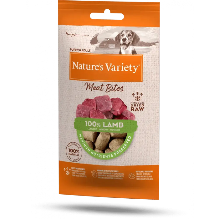 Nature's Variety Freeze Dried Lamb Bites 20g Dog Treats Natures Variety