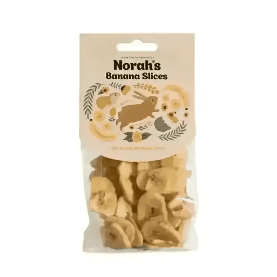 Norah’s Banana Slices from Norah’s Range for natural foraging