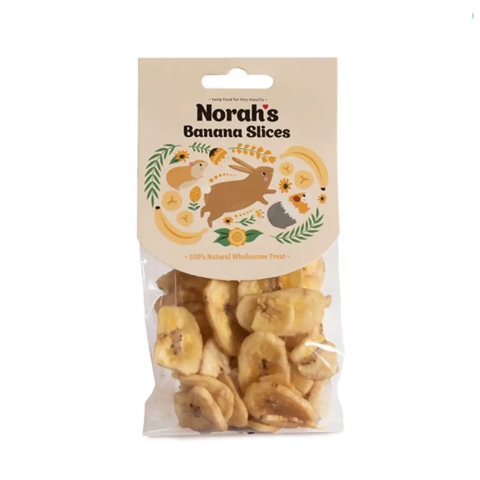 Norah’s Banana Slices from Norah’s Range for natural foraging