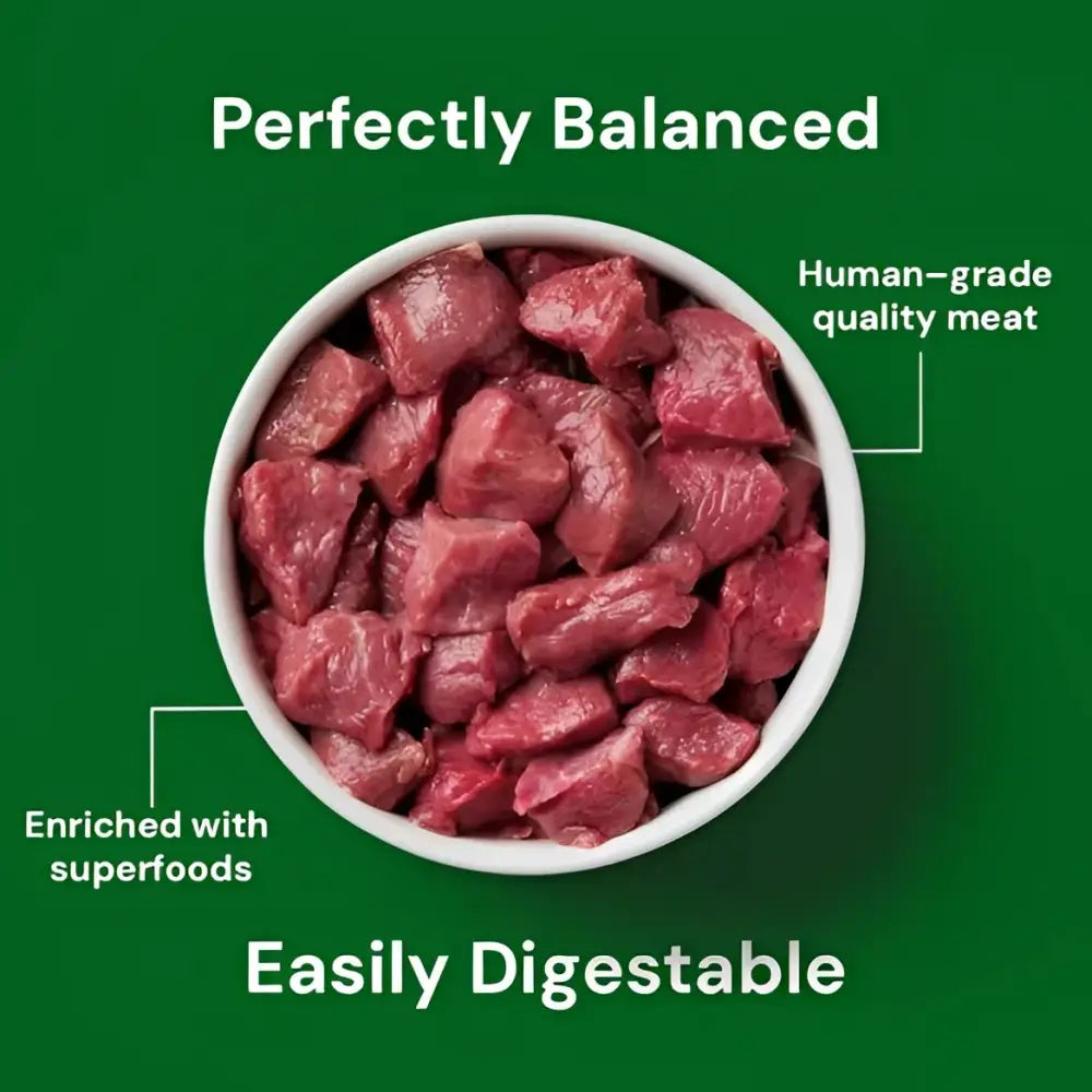 Nutriment’s lamb recipe: human-grade quality raw meat with superfoods